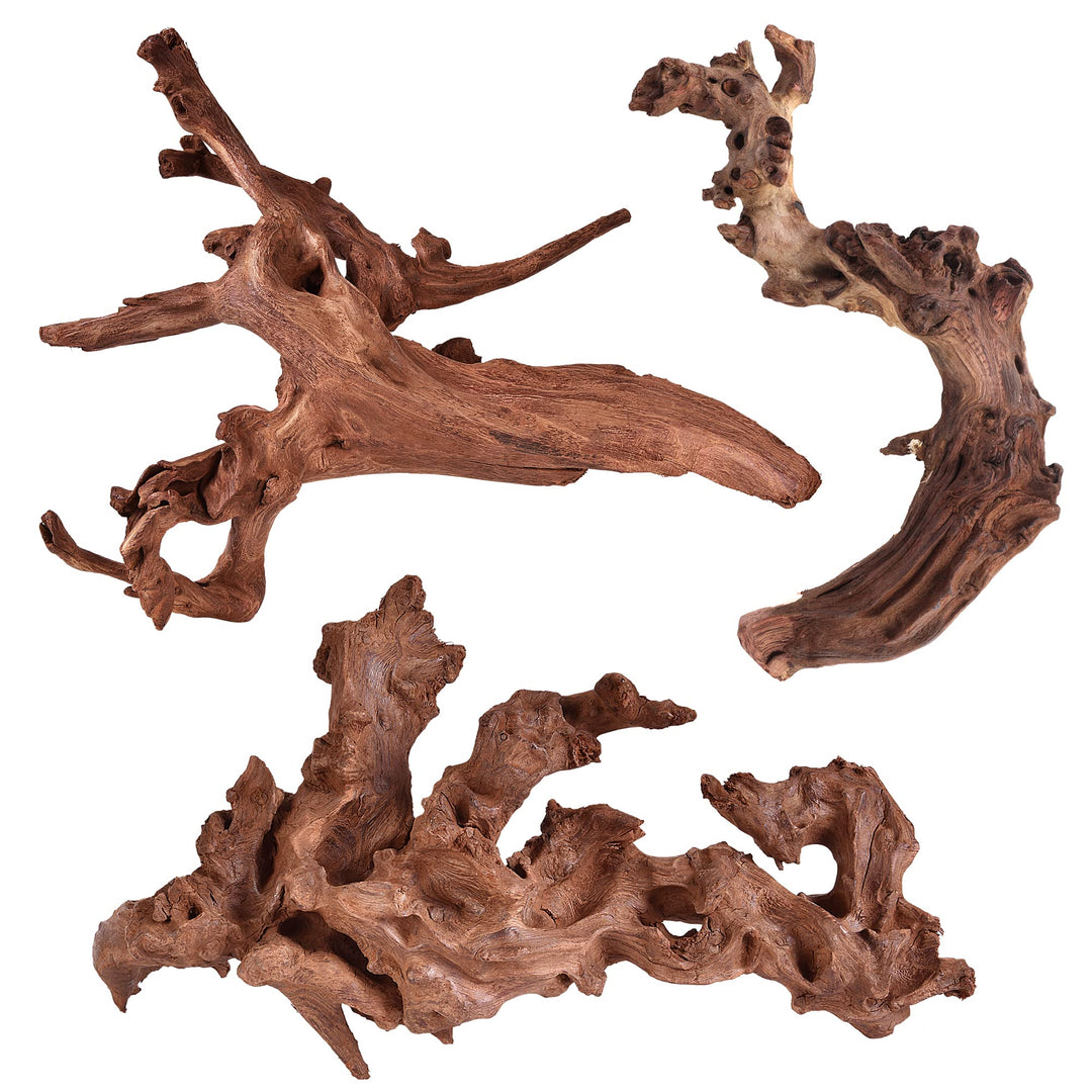 majoywoo Natural Driftwood for Aquarium Decor Fish Tank Decor Reptile Decor