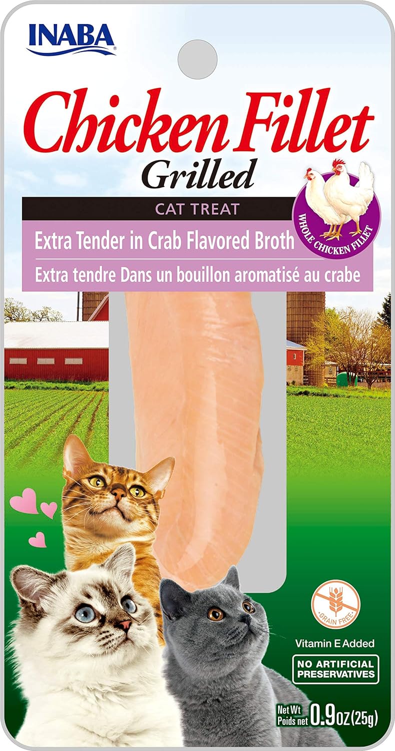 Inaba Chicken Fillet Grilled Xtend with Flavor Broth Crab .9oz. (Case ...