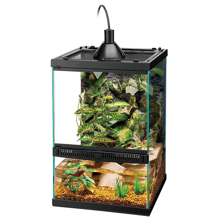 Zilla 11 Gallon Glass Tropical Vertical Terrarium Kit
