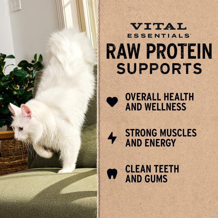 Vital Essentials Freeze Dried Raw Chicken Hearts Cat Treats, 2.75 oz Bag