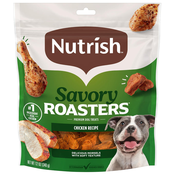 Nutrish Savory Roasters Dog Treats with Chicken, 12 oz. Pouch (Rachael Ray)