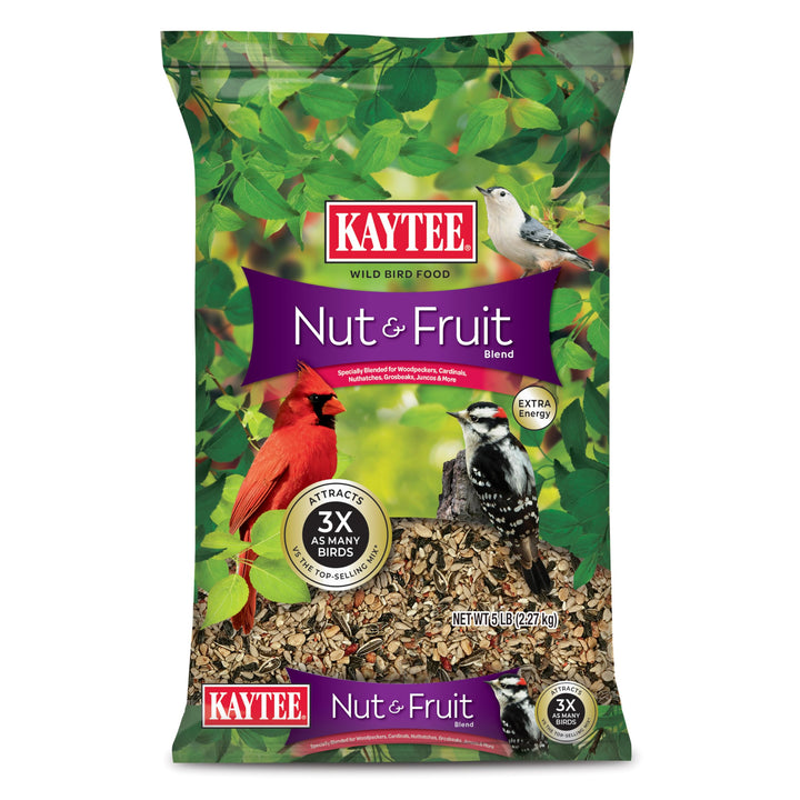 Kaytee Nut &amp; Fruit Wild Bird Seed, 5 lb