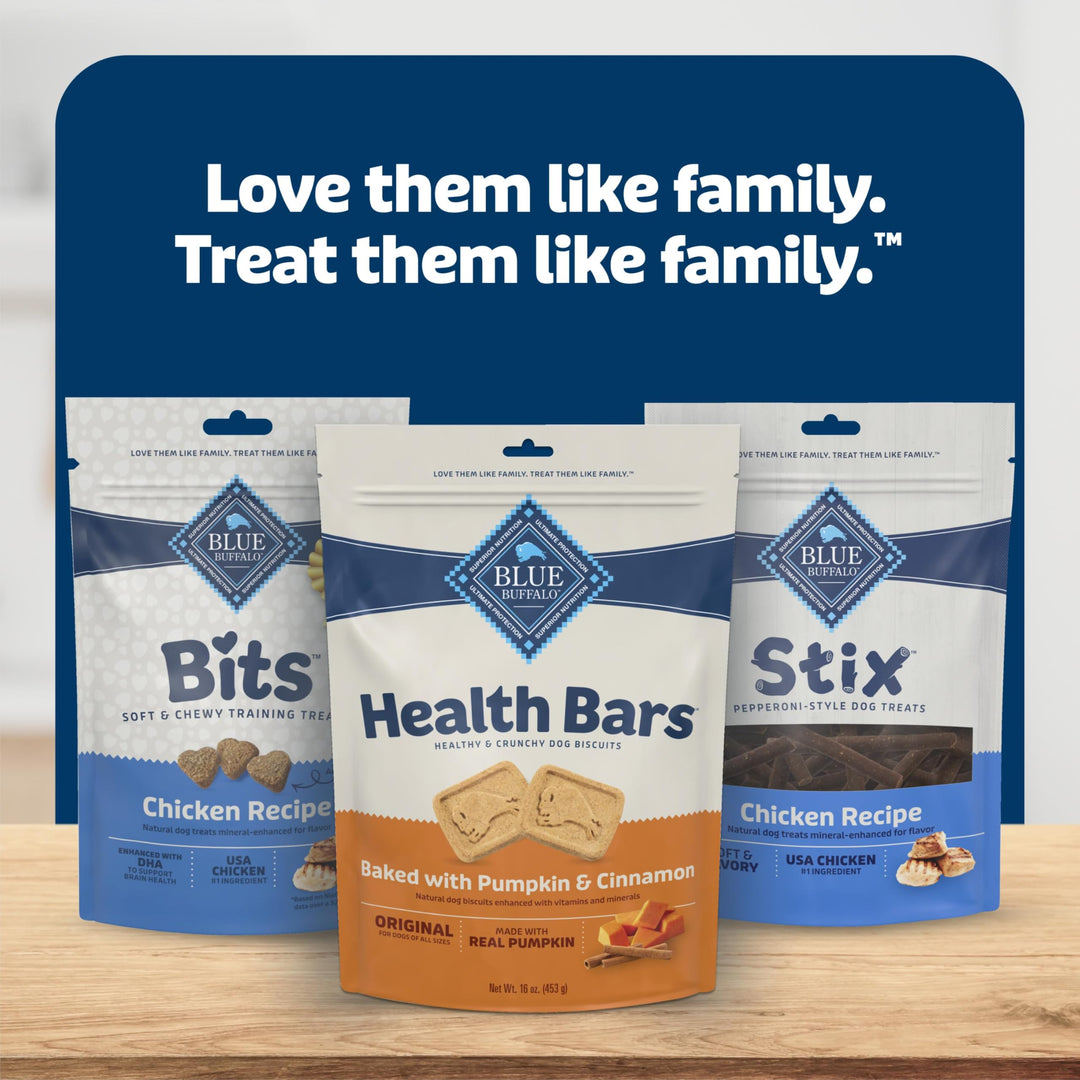 Blue Buffalo Health Bars Pumpkin &amp; Cinnamon Dog Biscuits, 16 oz