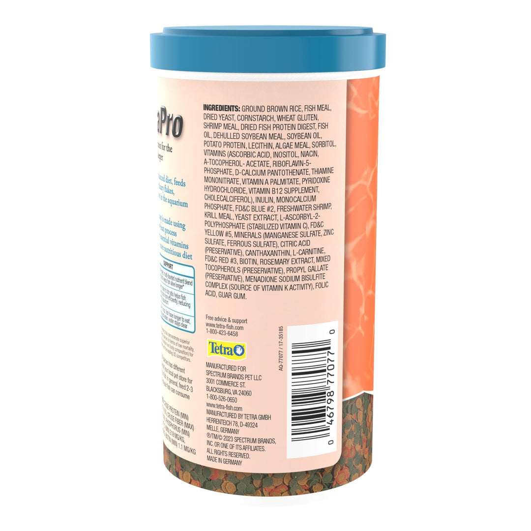 Tetra 77077 TetraPRO Goldfish Crisps for Fishes, 7.9 Ounce (Pack of 2)