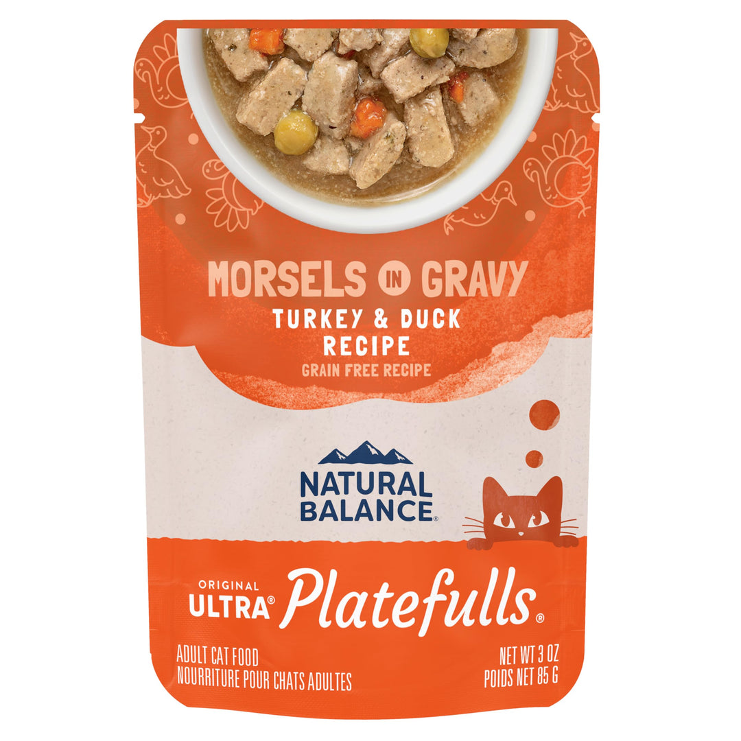 Natural Balance Original Ultra Platefulls, Turkey &amp; Duck, 3 oz, 24 Pack