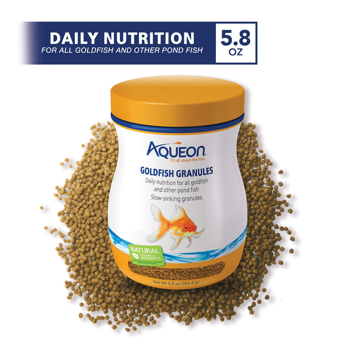 Aqueon Goldfish Granules, Goldfish Food, 5.8 Ounces