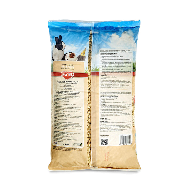 Kaytee Wood Pellets Pet Bird &amp; Small Animal Litter, 8 lb Bag