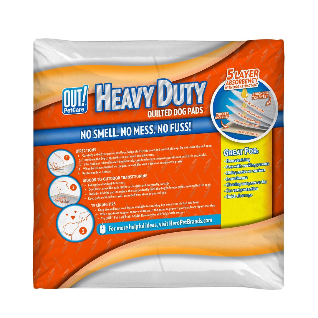 OUT! PetCare XXL Puppy Pads, Heavy Duty Pee Pads for Dogs, 26x30, 30 Count