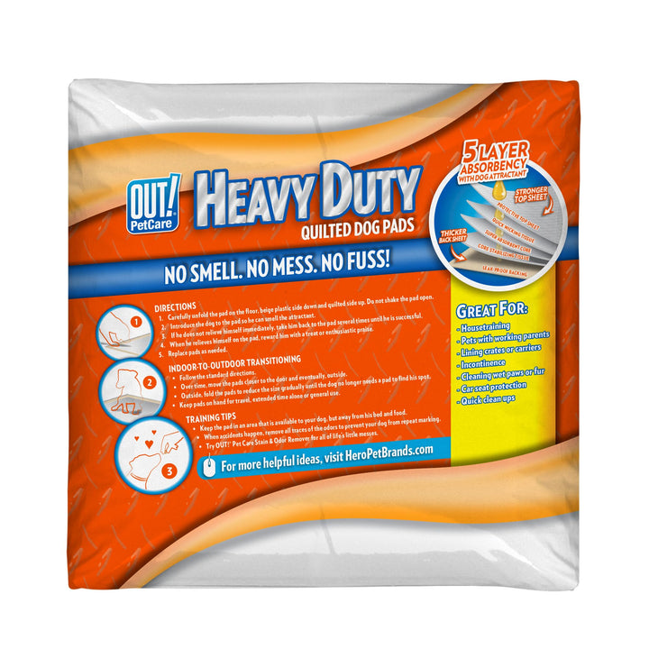 OUT! PetCare XXL Puppy Pads, Heavy Duty Pee Pads for Dogs, 26x30, 30 Count