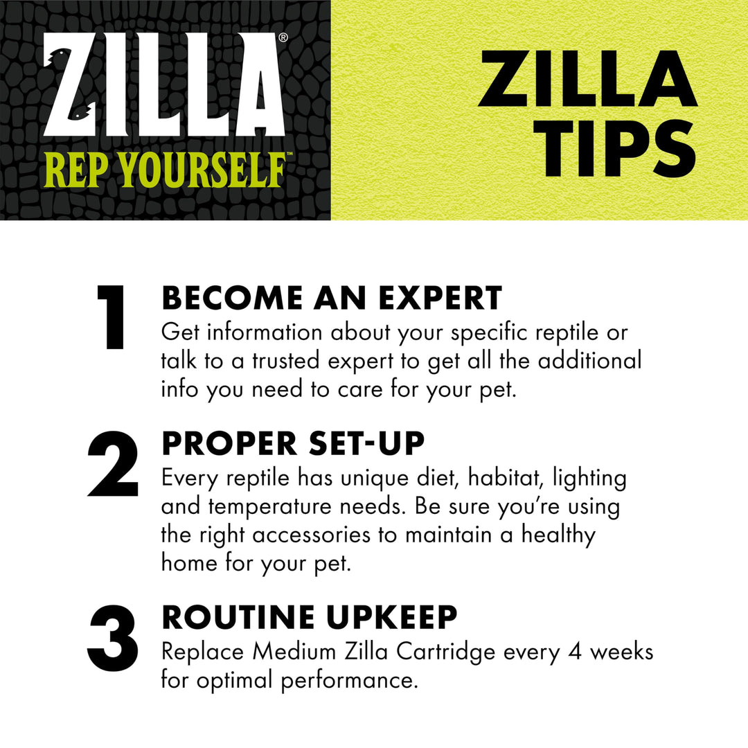Zilla Aquatic Reptile Internal Filter for Turtles and Amphibians, Medium