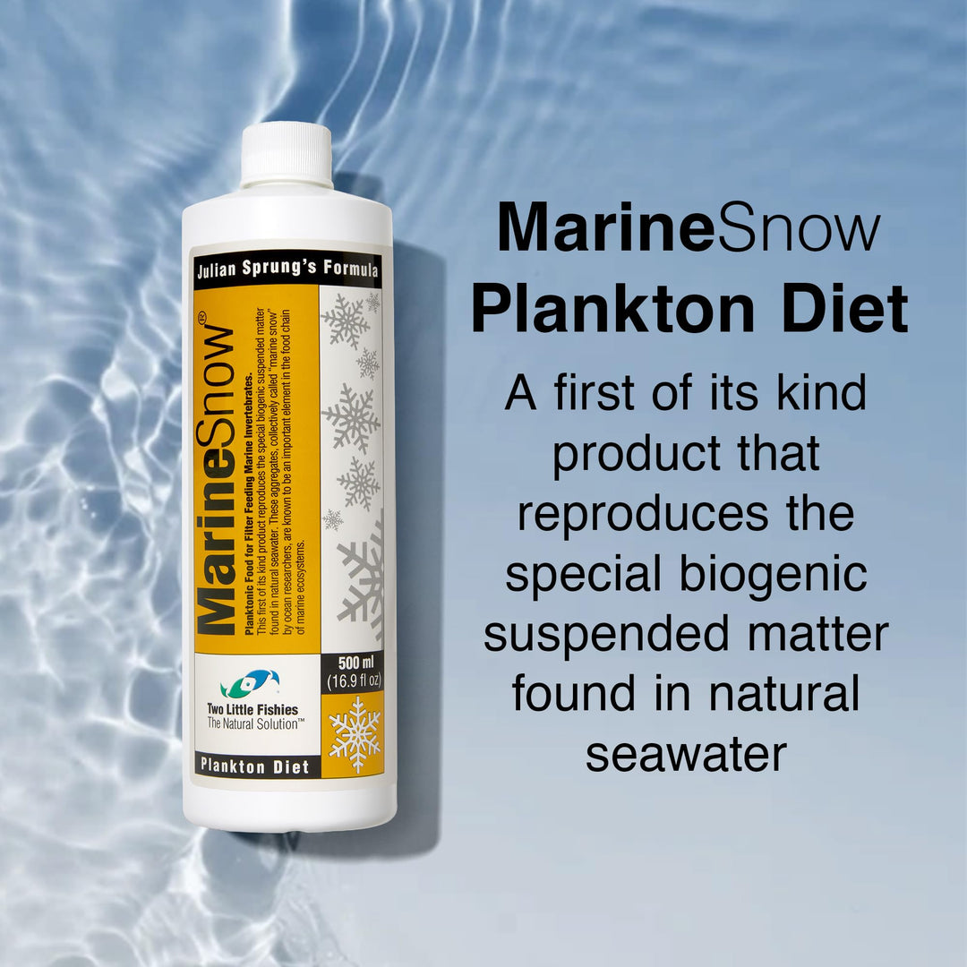 Two Little Fishies MarineSnow Plankton Diet for Reef Aquariums, 500 ml