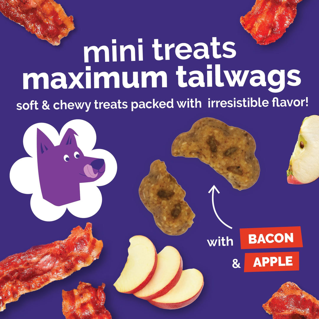 Fruitables Skinny Mini Dog Treats, Training Treats, Bacon &amp; Apple, 5oz