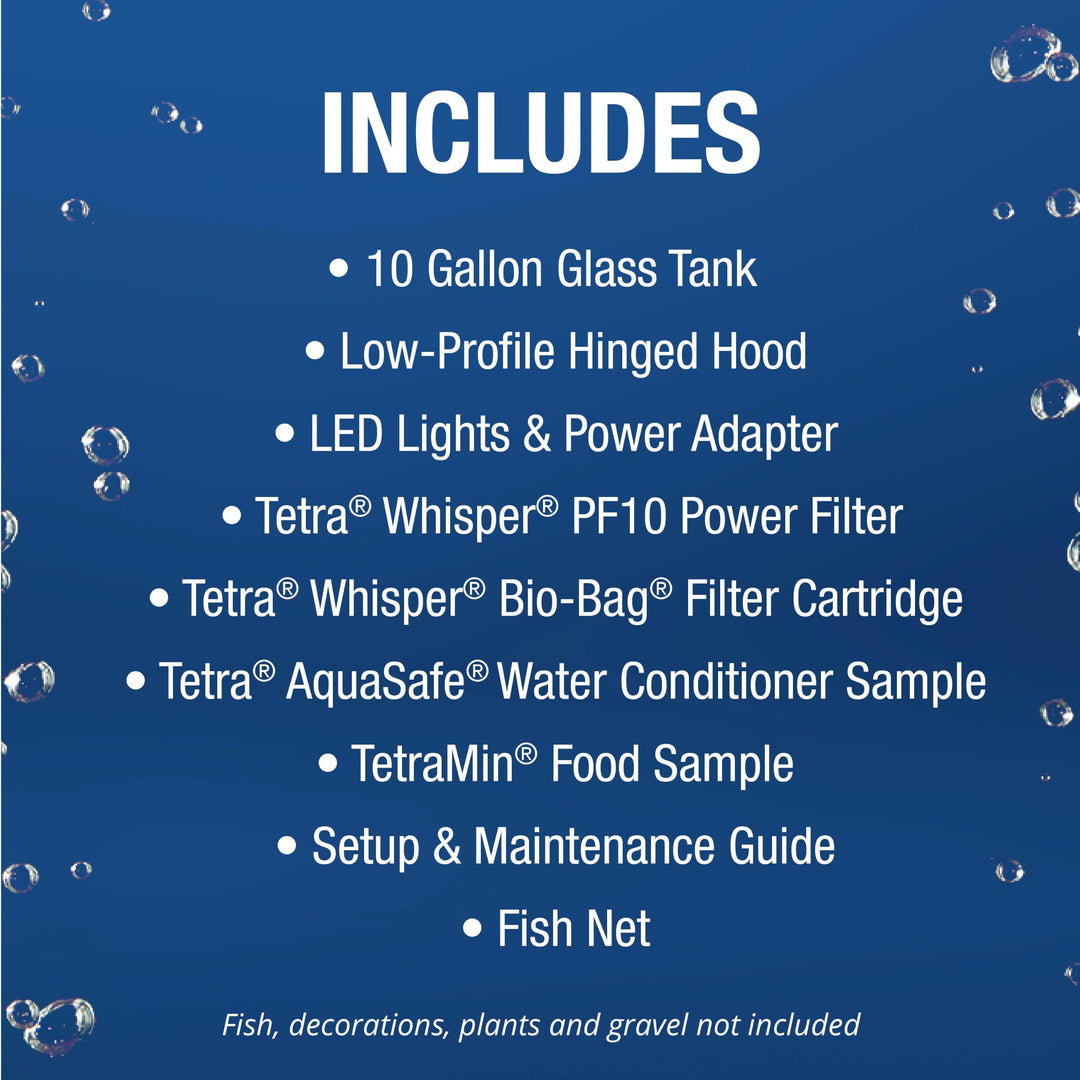 Tetra LED 10 Gallon Complete Fish Tank Kit