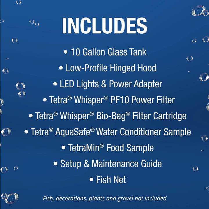Tetra LED 10 Gallon Complete Fish Tank Kit