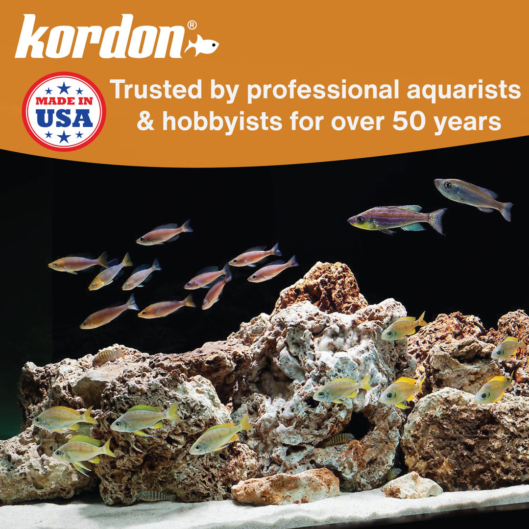 Kordon AmQuel Plus Aquarium Water Conditioner - Instantly Detoxifies Ammonia, Nitrite, Nitrate, and Chlorine Remover for Freshwater &amp; Saltwater Aquariums, 16 Ounces