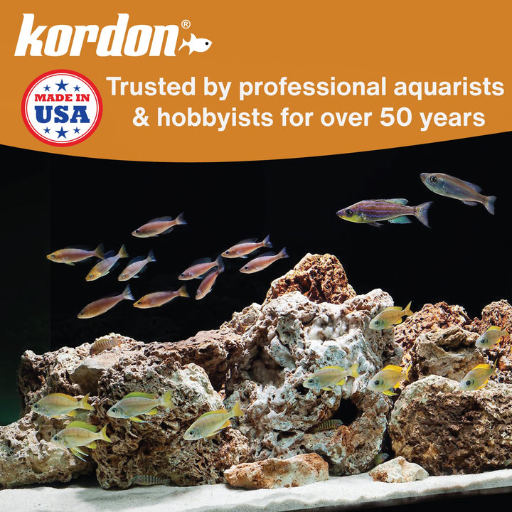 Kordon AmQuel Plus Aquarium Water Conditioner - Instantly Detoxifies Ammonia, Nitrite, Nitrate, and Chlorine Remover for Freshwater &amp; Saltwater Aquariums, 16 Ounces