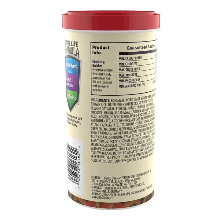 Tetra ColorPlus Tropical Flakes Fish Food, 7.06 oz