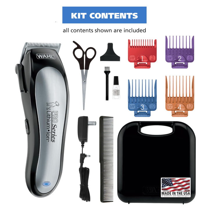 Wahl USA Lithium-Ion Pro Series Heavy Duty Cordless Animal Clippers