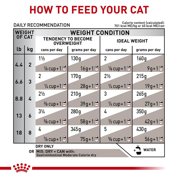 ROYAL CANIN Veterinary Diet Feline Gastrointestinal Moderate Calorie Adult Thin Slices in Gravy Cat Food, 3 oz (Pack of 24)
