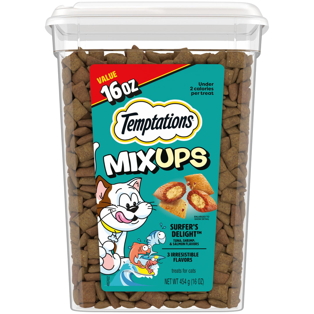 Temptations MixUps Crunchy Cat Treats, Surfer&