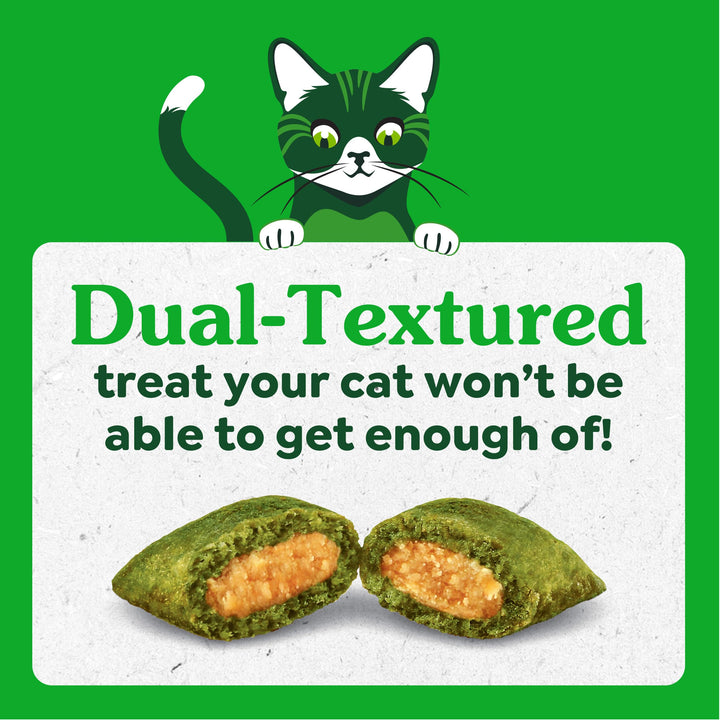 Greenies Feline Smartbites Skin &amp; Fur Health Cat Treats, Chicken, 2.1 oz