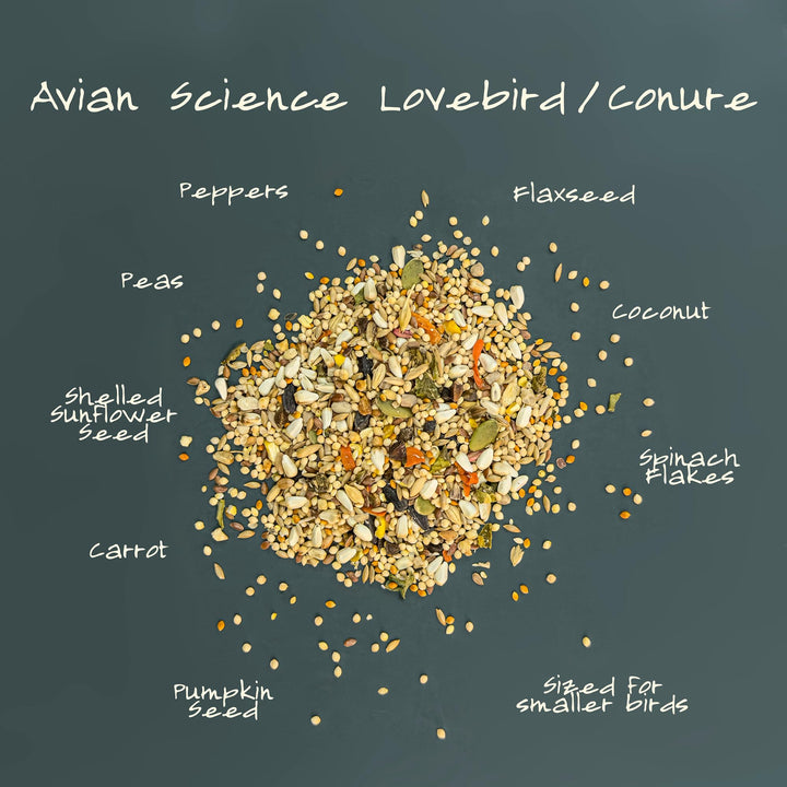 Volkman Avian Science Lovebird &amp; Conure Bird Seed 4 Lb