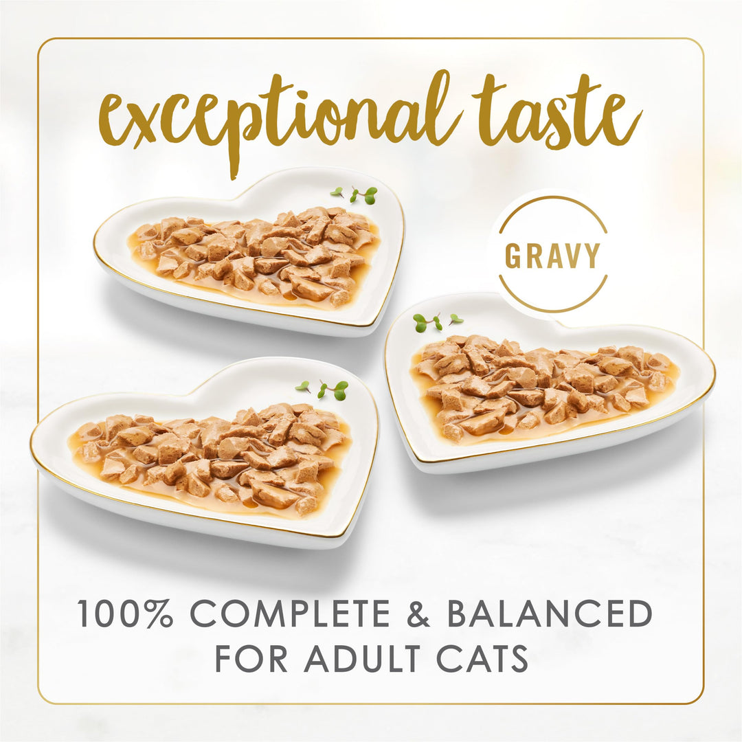 Purina Fancy Feast Gravy Lovers Wet Cat Food, 3 oz Cans, 30-Pack