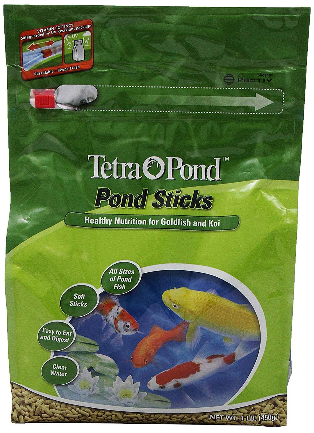 Tetra Pond Sticks Fish Food For Goldfish &amp; Koi, 1 lbs