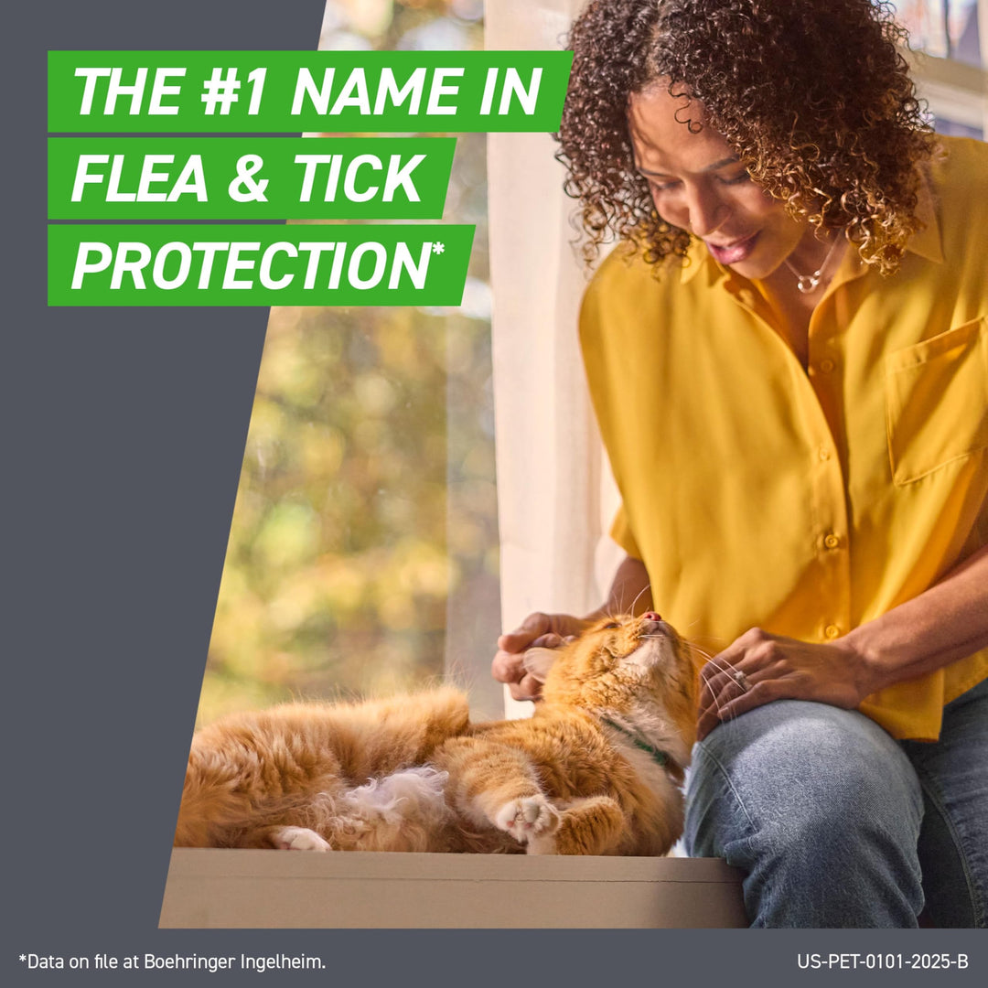 FRONTLINE Plus Flea &amp; Tick Spot Treatment for Cat &amp; Kitten (Green) Count of 6