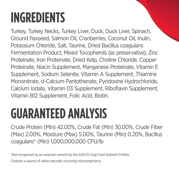 Nulo Freeze-Dried Cat Food, Topper or Treat, Turkey &amp; Duck Recipe, 5.5 oz