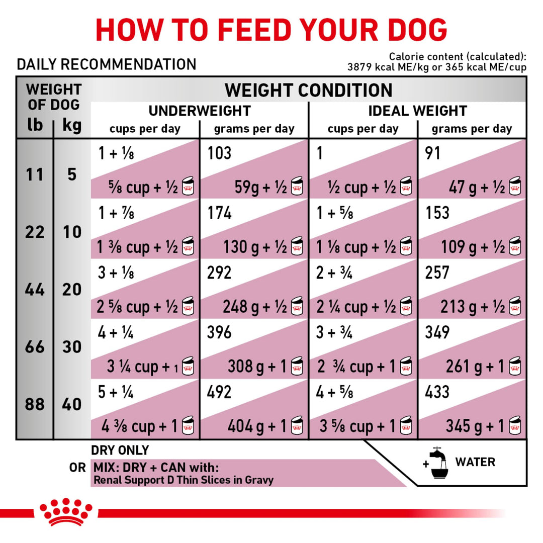 ROYAL CANIN Veterinary Diet Canine Renal Support S Adult Dry Dog Food, 6 lb Bag