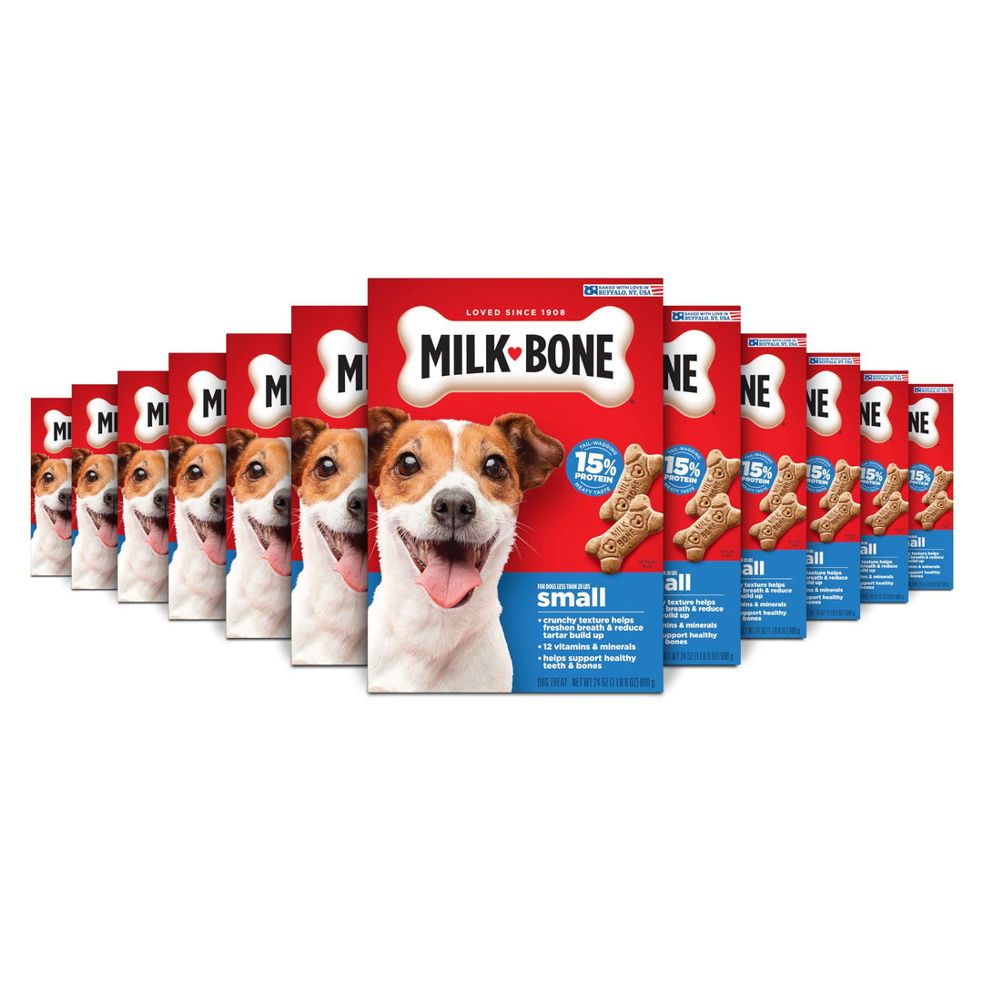 Milk-Bone Original Biscuits Small Dog Treats, 12 Boxes