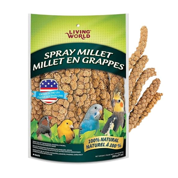 Living World - Millet Spray for Birds, 7 Oz
