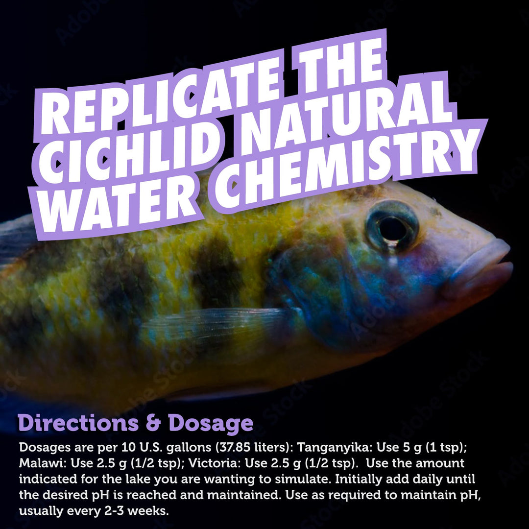 Fritz Aquatics Rift Lake Cichlid Buffer Multi-Lake Formula Raises KH &amp; pH (3-Pound)