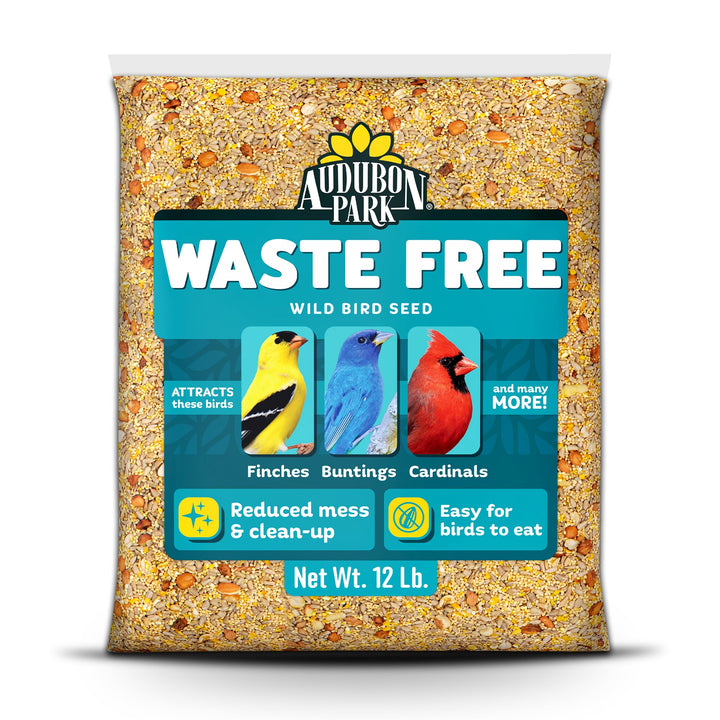 Audubon Park Waste Free Wild Bird Seed, 12 lb