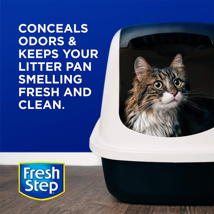 Fresh Step Cat Litter Deodorizer Crystals, Fresh Scent, 15 oz, 3 Pack