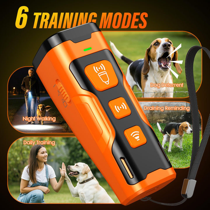 YUYQA Dog Bark Deterrent Device, 3X Ultrasonic Anti Barking Devices