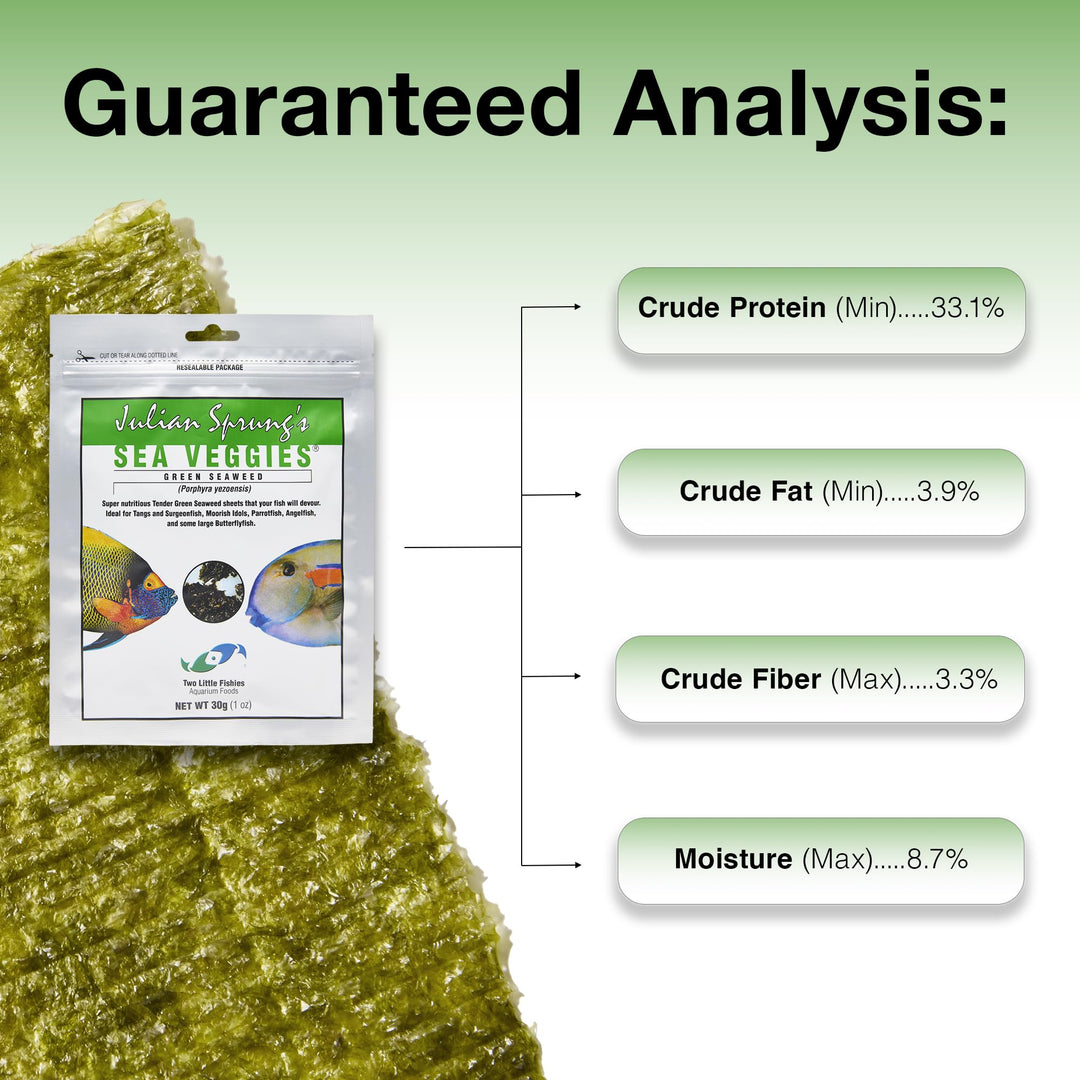 Two Little Fishies Atlsvgs4 Sea Veg-Green Seaweed, 1 Oz (Pack of 2)