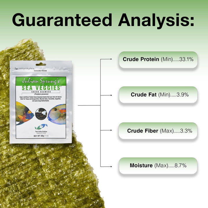 Two Little Fishies Atlsvgs4 Sea Veg-Green Seaweed, 1 Oz (Pack of 2)