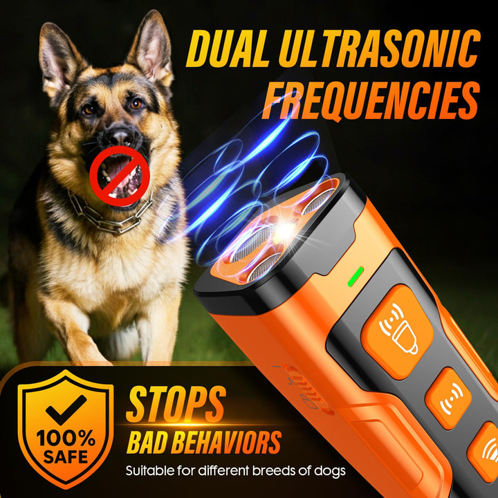YUYQA Dog Bark Deterrent Device, 3X Ultrasonic Anti Barking Devices