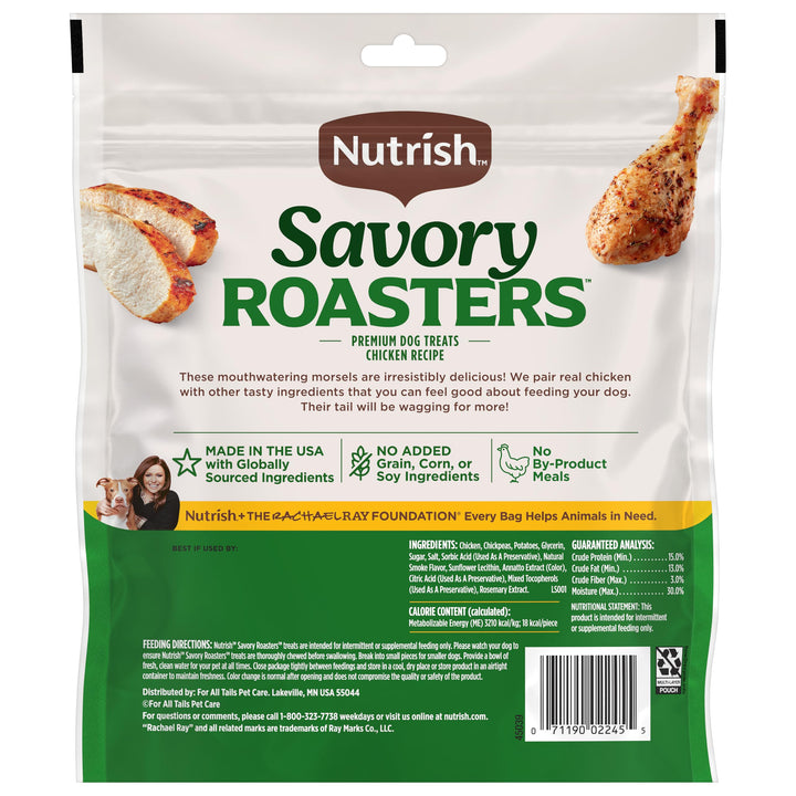 Nutrish Savory Roasters Dog Treats with Chicken, 12 oz. Pouch (Rachael Ray)