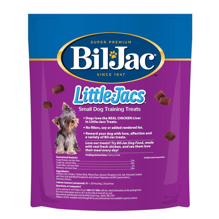 Bil-Jac Little-Jacs Soft Dog Training Treats with Chicken Liver | 10 oz