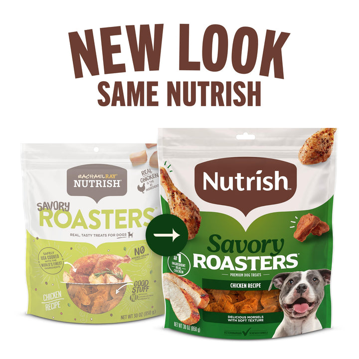 Nutrish Savory Roasters Dog Treats with Chicken, 12 oz. Pouch (Rachael Ray)