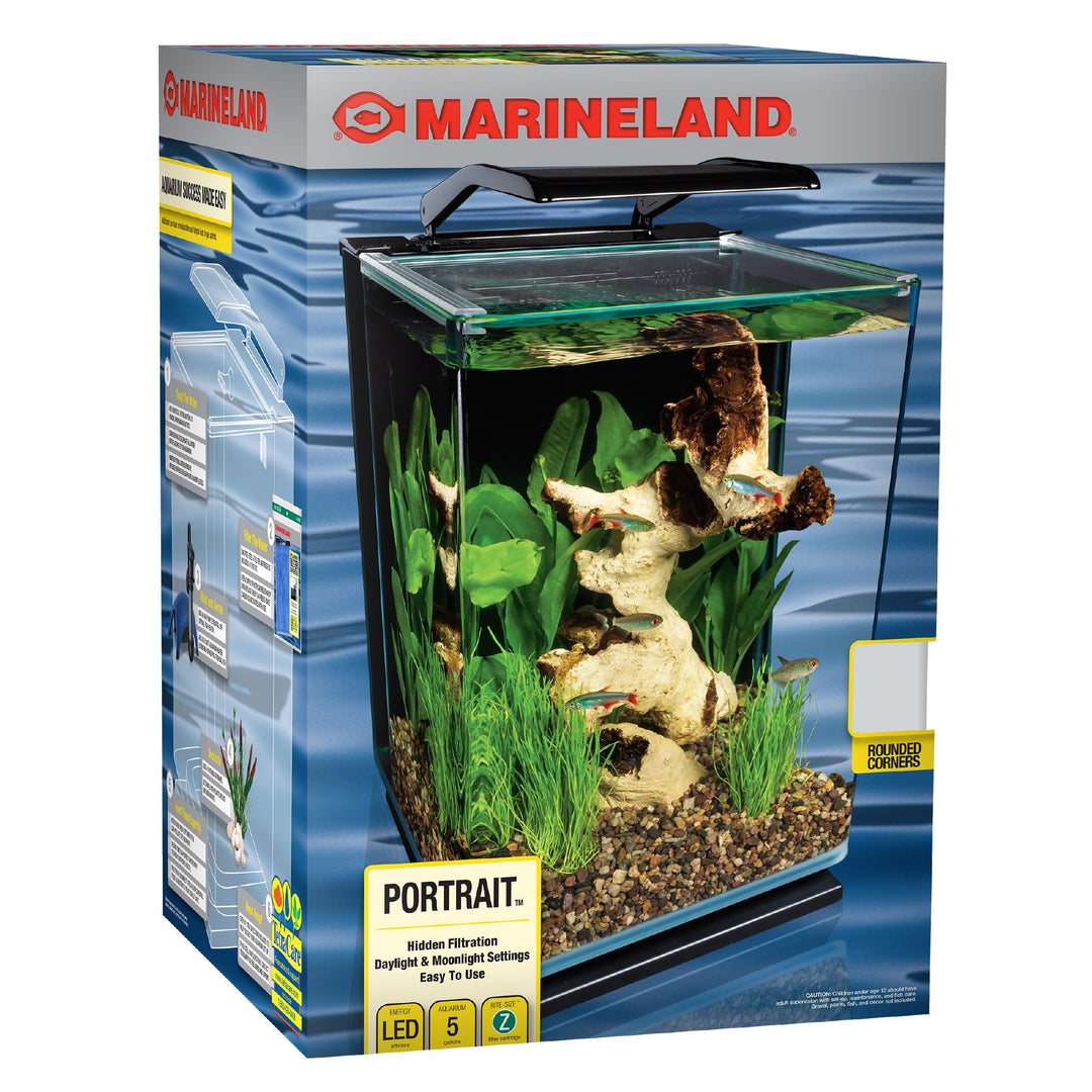 Marineland Portrait 5 Gallon Fish Tank Kit