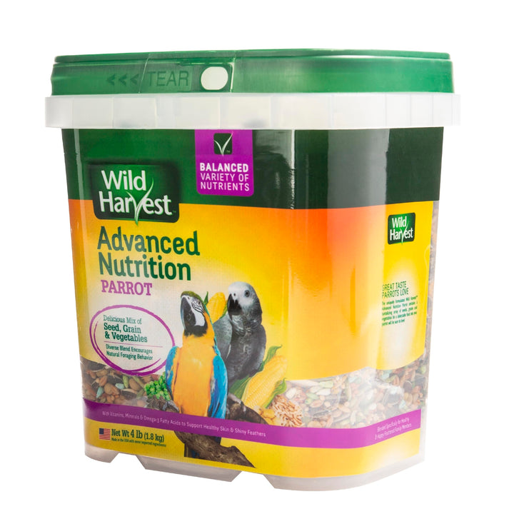 Wild Harvest Advanced Nutrition Bird Food For Parrots, 4 lbs