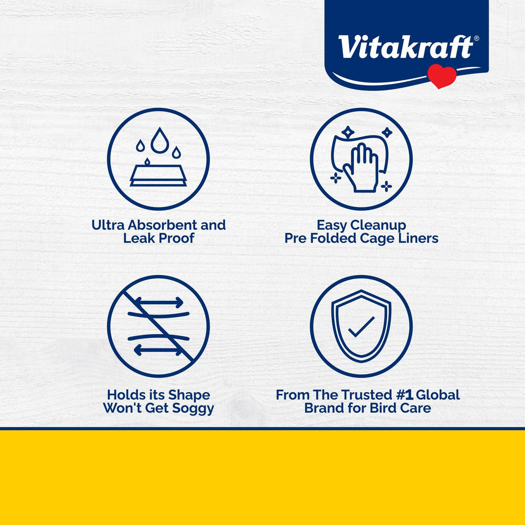 Vitakraft Vitakraft Cage Liners for Birds 7 Count