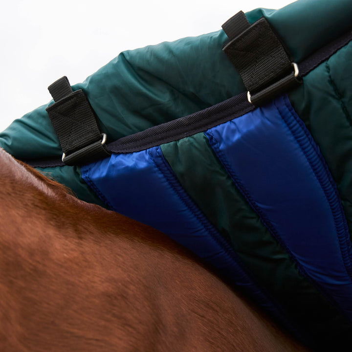 WeatherBeeta ComFiTec Plus Dynamic Turnout Detach-A-Neck 220g, Forest Green/Navy, 78"