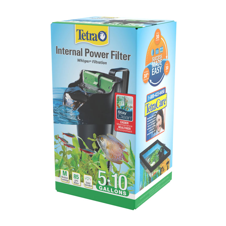 Tetra Whisper 85 GPH Internal Power Filter For Aquariums