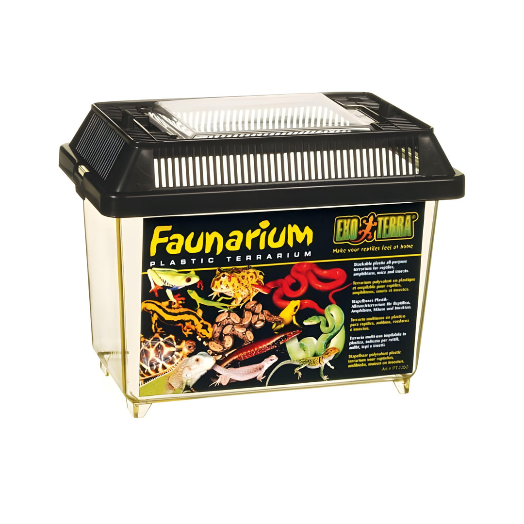 Exo Terra Faunarium Small Plastic Reptile Terrarium &amp; Transport Container