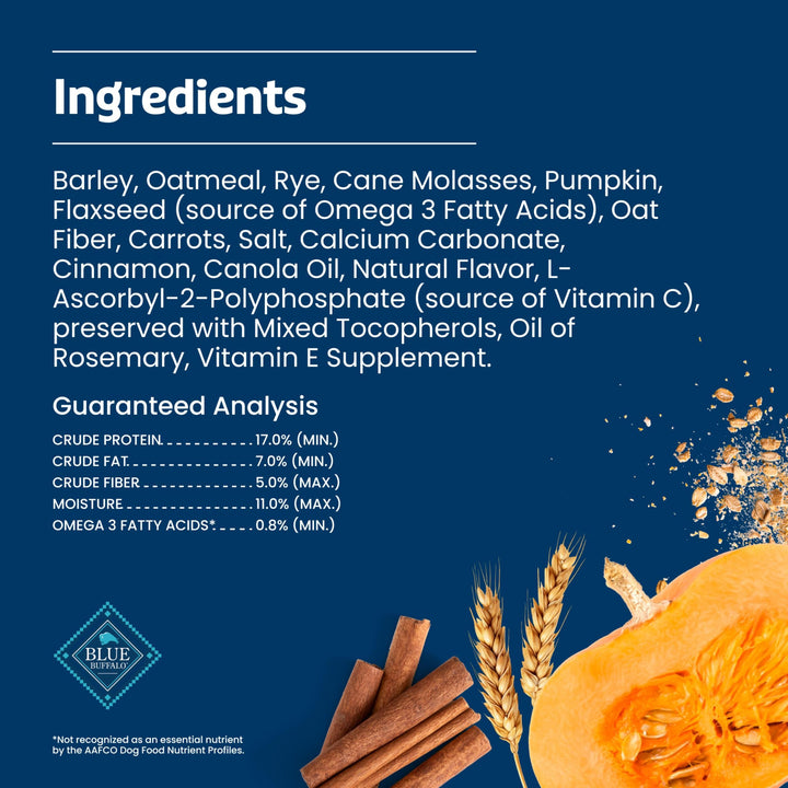 Blue Buffalo Health Bars Pumpkin &amp; Cinnamon Dog Biscuits, 16 oz